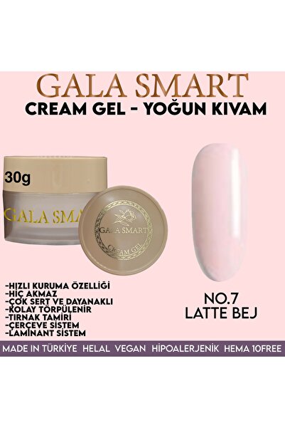 gala smart cream gel yoğun kıvam tırnak jel 30g...tnlgalasmartpro