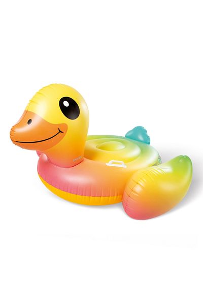 BYCEGU YELLOW COLOR DUCK WITH HANDLE FOR USE IN SEA POOL 160X118 CM IBN57556