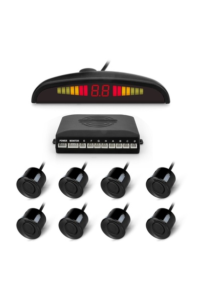 Genel Markalar Ön-arka park sensörü göstergeli 8 sensörlü / GUPR26