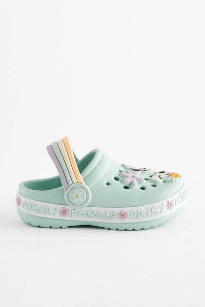 Next Baby Λεπτομερείς αντιολισθητικές παντόφλες σόλας με άδεια χρήσης χαρακτήρων Disney Πράσινο Mini Mouse ALY01005