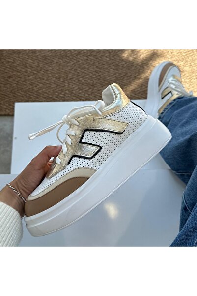 H&K GLOW Hakiki Deri Kalın Taban Sneaker