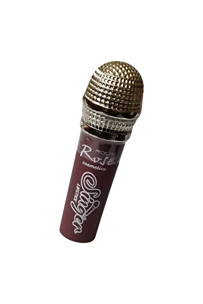 Rose Mikrofon Başlıklı Lipstick Matte Ruj