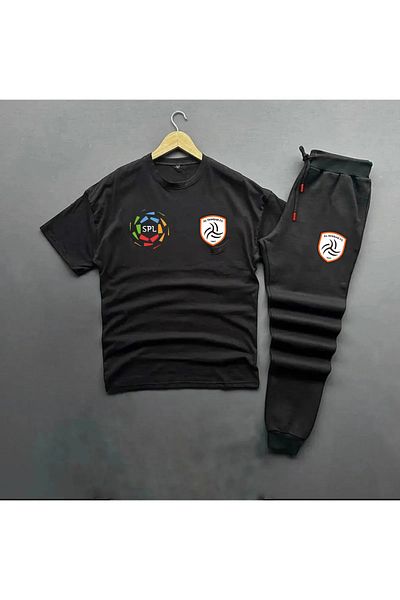 Pisa Art Al-Shabab Saudi Arabia Pro League T-Shirt - Sweatpants Combo