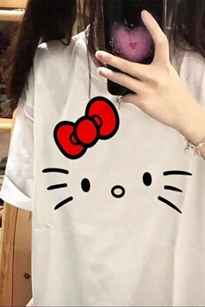 POPULUS Tricou cu fața Hello Kitty