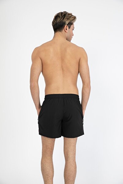 C&City Ανδρικό σορτς θάλασσας μαύρο Lycra - C12201