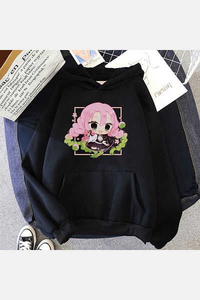 POPULUS Hanorac cu glugă Demon Slayer Mitsuri Kanroji
