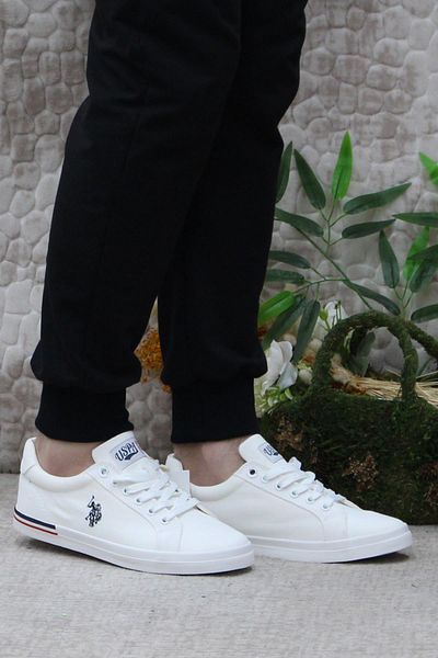 U.S. Polo Assn. Η.Π.Α. Polo Assn. Ανδρικά παπούτσια Talon White Comfortable Original Product Line