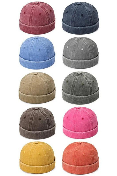 Hat Factory Unisex Yıkamalı Sipersiz Docker Şapka