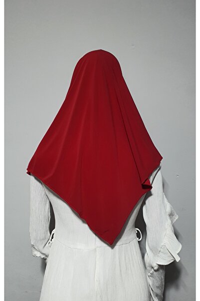 AHRAR tesettür Practical and Ready Children's Crate Souffle Kimar for Red