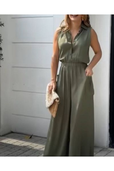 Last Point women's linen jumpsuit