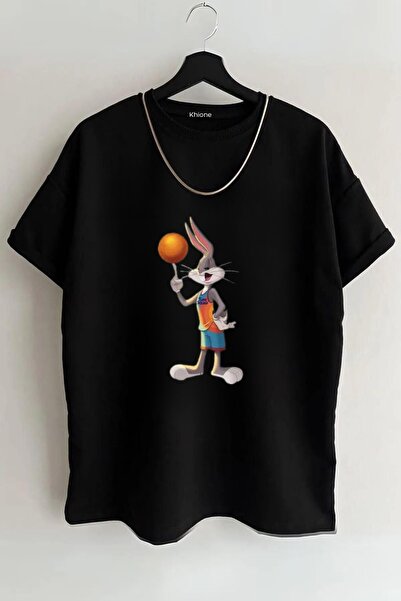 Massgai Unisex majica kratkih rukava sa štampanim dizajnom Bugs Bunnyja, 100%...