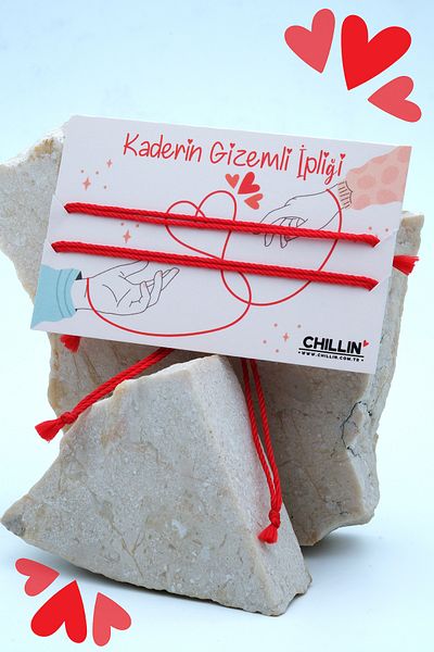 Chillin' Red String Set - Mysterious and Thread Gift, Couple Love Lover Bracelet