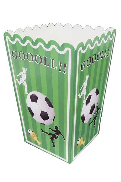 kidspartim Football Themed Corn Box 8 Pieces