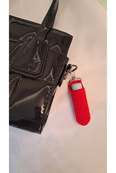 SOUL BY A&B El örgüsü rujluk ruj çantası dudak balm çantası aksesuar çanta sü...