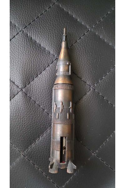 esdekor Space Shuttle Rocket Metal Sharpener 13cm Cosmo Isle Hakui 1 Piece