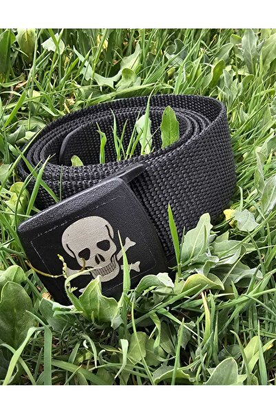 hebmeyy حزام رياضي بنمط جمجمة ميتاليكا - حزام راكب الدراجة النارية