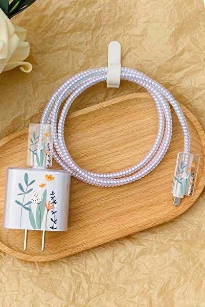 WANNA PROTECT Samsung 25w (EP-TA800) Uyumlu Şeffaf Şarj Başlığı Adaptörü Koru...