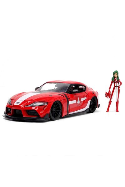 Jada 1:24 مجموعة سيارة Jada Mirya Sterling وToyota Supra