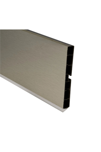 A1 Baza Pvc Profil 120mm Kaplamalı Alüminyum Inox