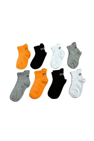 YAADE 8 чифта безшевни спортни детски чорапи с пръсти