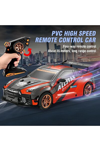 cayenna Vardem Uzaktan Kumandalı Full Fonksiyon Şarjlı Işıklı 2.4g 1:10pvc Hızlı Araba