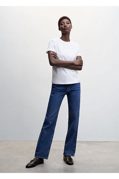 MANGO Woman T-Shirt από 100% βαμβάκι