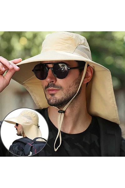 Betülce MEN'S SAFARI LEJYONER MICRO FABRIC MESH HAT