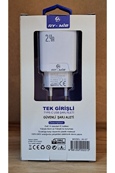 Ev Şarjı Home Type-C Usb Şarj