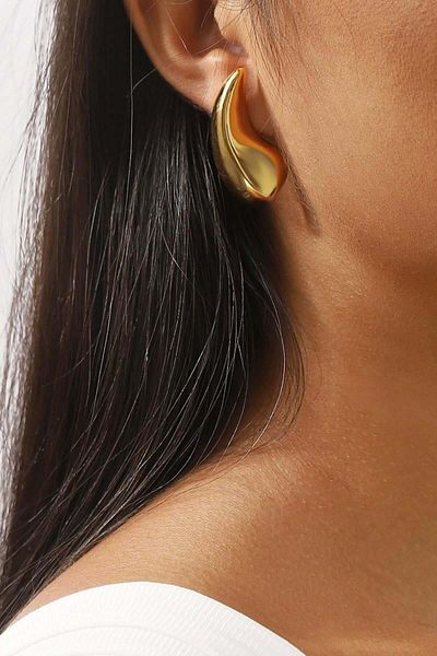 By Zeyna Aksesuar Women's Special Design Drop Model 4 cm Earrings