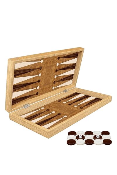 Yenigün Klasik Rose Tavla Xxlveahşap Satranç Taşı Şah 9cm