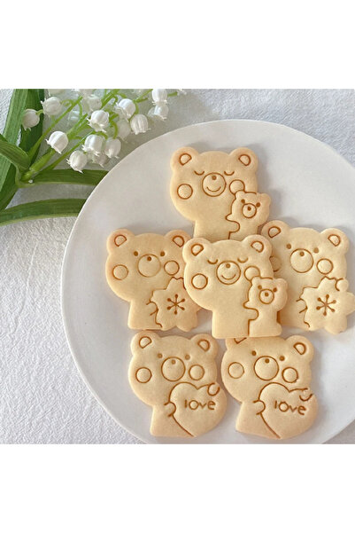 Rapithwin مجموعة قوالب البسكويت الحلوة المكونة من 3 قطع