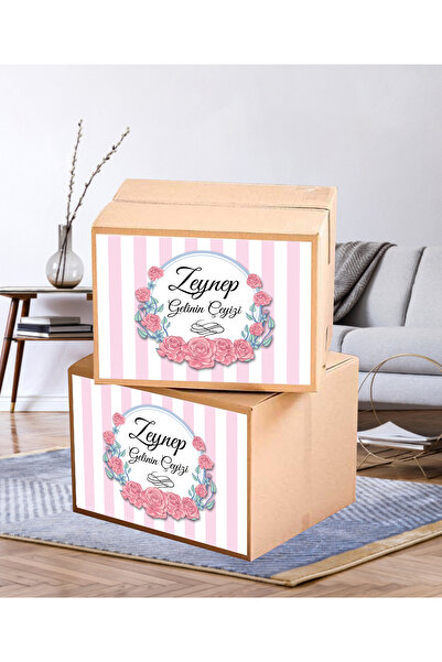 Hafsa Ticaret Çeyiz Etiketi İsme Özel A4 Ebat (29 CM X 21 CM) - 20Lİ PAKET YÜ...