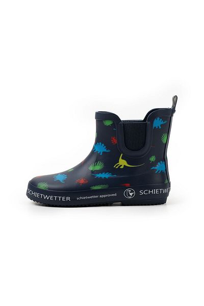 SCHIETWETTER Gummistiefel halbhoch Dinoprint Wasserdicht, Bewegungsfreiheit, gefüttert