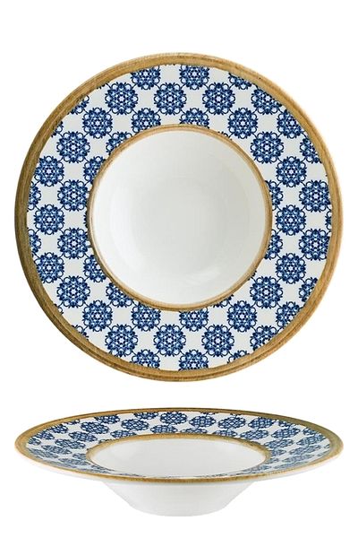 Bonna Porselen Lotus Series 2-Piece Pasta Plate - Lts Bnc 28 Ck