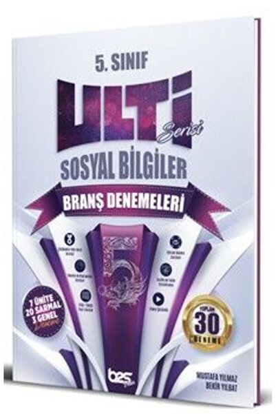 Bes Yayınları 5. Sınıf Sosyal Bilgiler Ulti Serisi Denemeleri 2023 Yeni Baskı