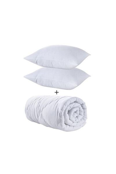 Taç Double Microfiber Quilt and Pillow Set - 2 Pieces