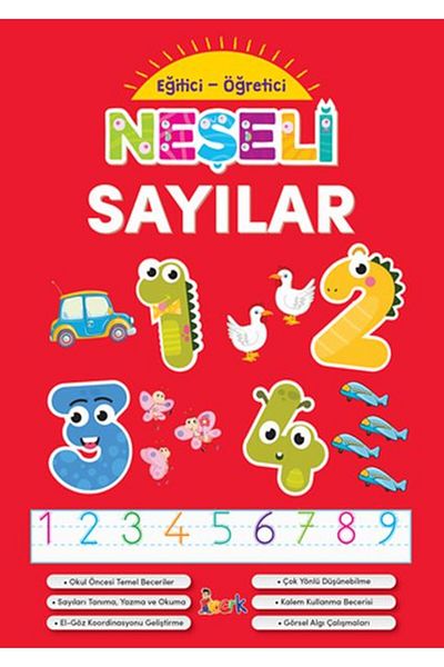Bıcırık Yayınları Educational Tutorial Cheerful Numbers Bıcırık Publishing Book
