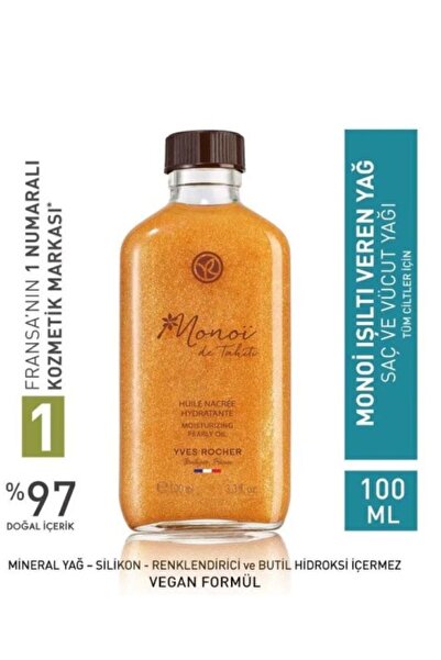 Yves Rocher Monoi Işıltı Veren Saç ve Vücut Yağı Egzotik bakımla vücudunuz ve...