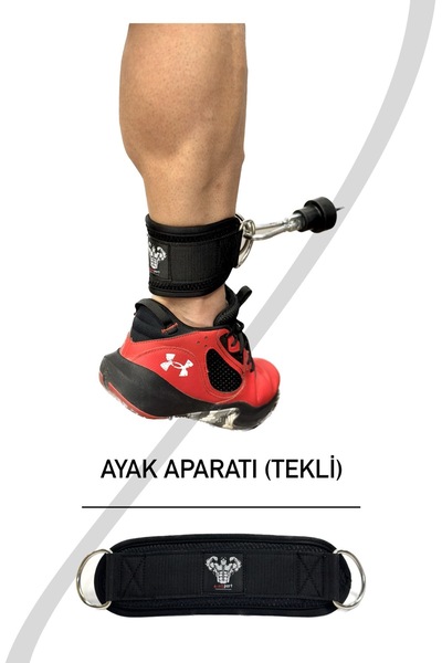 E-HSPORT D Ring Fıtness Ayak Bileği Ağırlık Çalışma Aparatı Tekli
