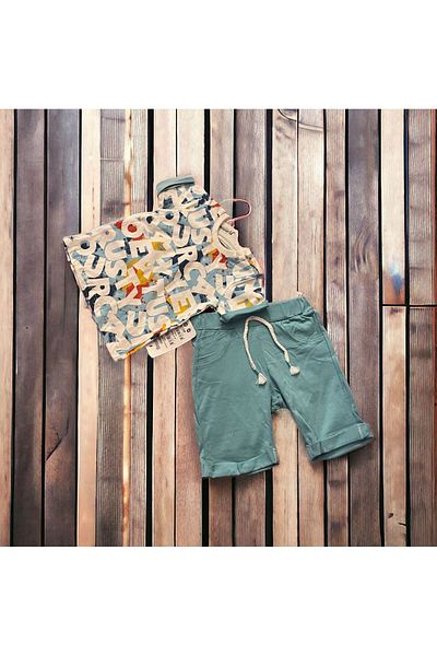 Miniworld MINIWORLD MEN'S LETTERS SHORTS SUIT