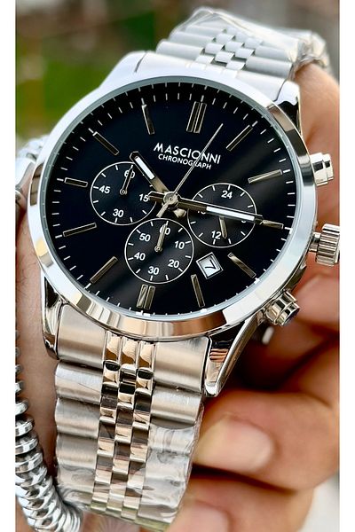 MASCIONI Mascionni 3 Atm Waterproof Men's Wristwatch and Bracelet Gift Set