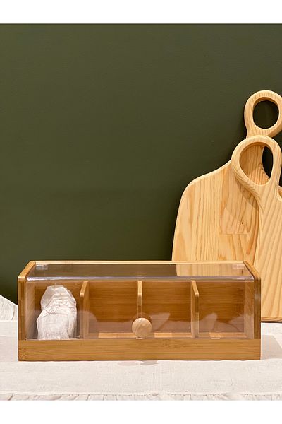 may home design 3 Compartment Tea Box