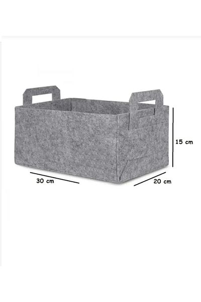 FABIOSA Thick Multi-Purpose Felt Organizer Basket