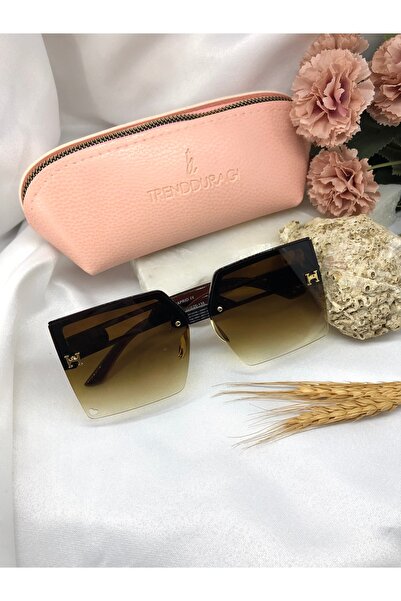 TD TRENDDURAGI Dare Design Dark Brown Gradient Women's Sunglasses