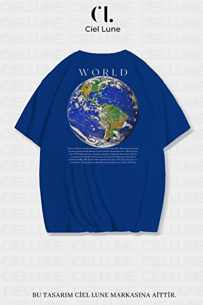 NEVERMIND Tricou supradimensionat unisex, femei, bărbați, cu imprimeu mondial...