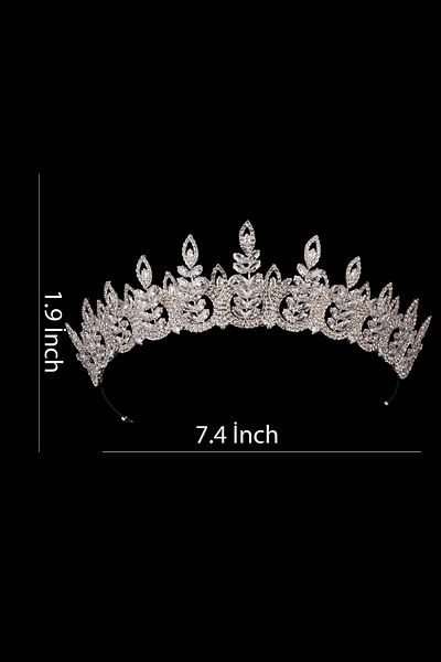 Limelia Women's Wedding Crown with Shiny Zirconia - For Your Unique Beauty
