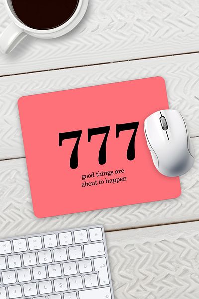 vegahediye v vega 777 Affirmation Printed 23x19cm Mouse Pad Non-Slip Base Mouse Pad