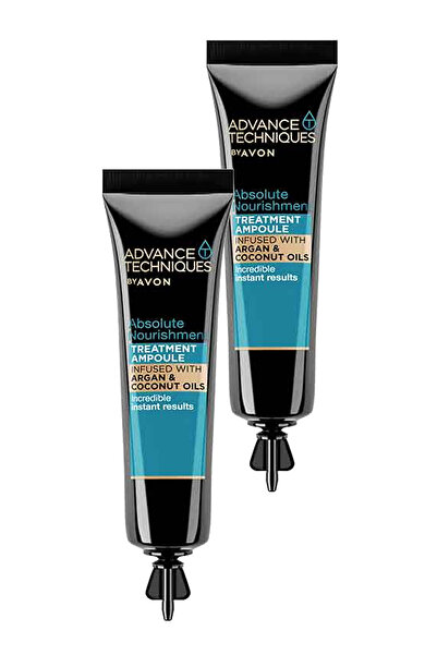 AVON Advance Techniques Argan Yağı Içeren Besleyici Saç Serumu 15 Ml. İkili Set