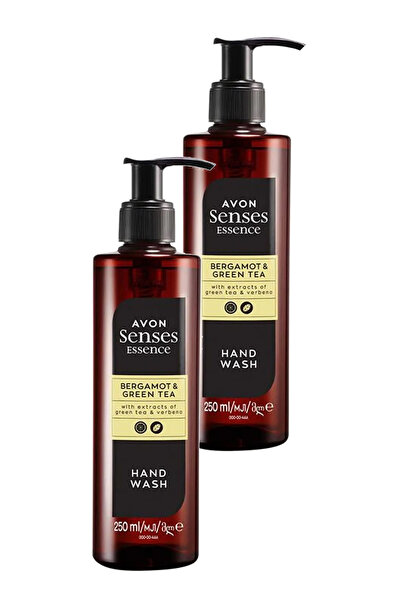 AVON Senses Essence Bergamot ve Yeşil Çay Kokulu Sıvı El Sabunu 250 Ml. İkili...