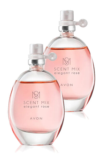 AVON Scent Mix Elegant Rose Kadın Parfüm Edt 30 Ml. İkili Set